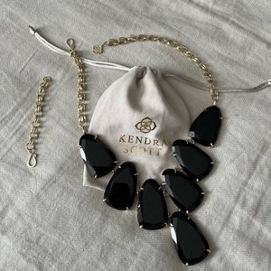 Kendra Scott Black and Gold Necklace